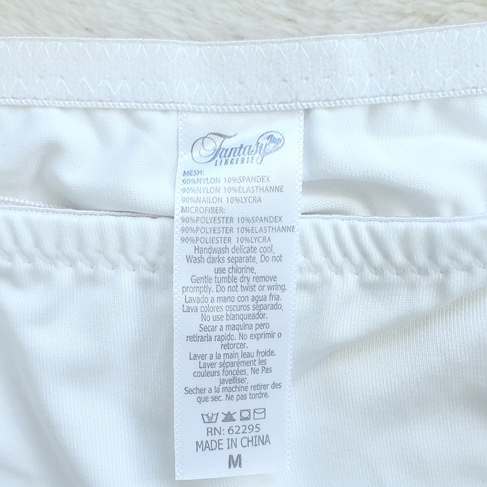 White Lingerie Top and matching G-string BRAND NEW - Picture 9 of 11